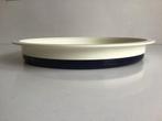 Tupperware draaiplateau plateau wit blauw, Huis en Inrichting, Keuken | Tupperware, Ophalen of Verzenden, Wit, Schaal