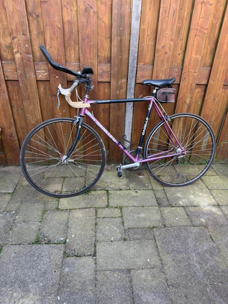 Gazelle Olympia vintage racefiets, Fietsen en Brommers, Ophalen, 28 inch, Gebruikt, 10 tot 15 versnellingen