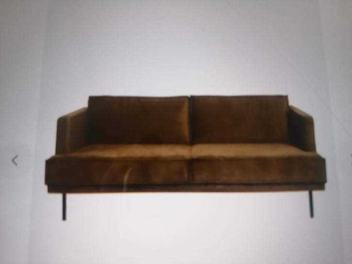 Sissy Boy The Dutches velvet brons 2,5 zits, Huis en Inrichting, Banken | Bankstellen, Zo goed als nieuw, Tweepersoons, 150 tot 200 cm