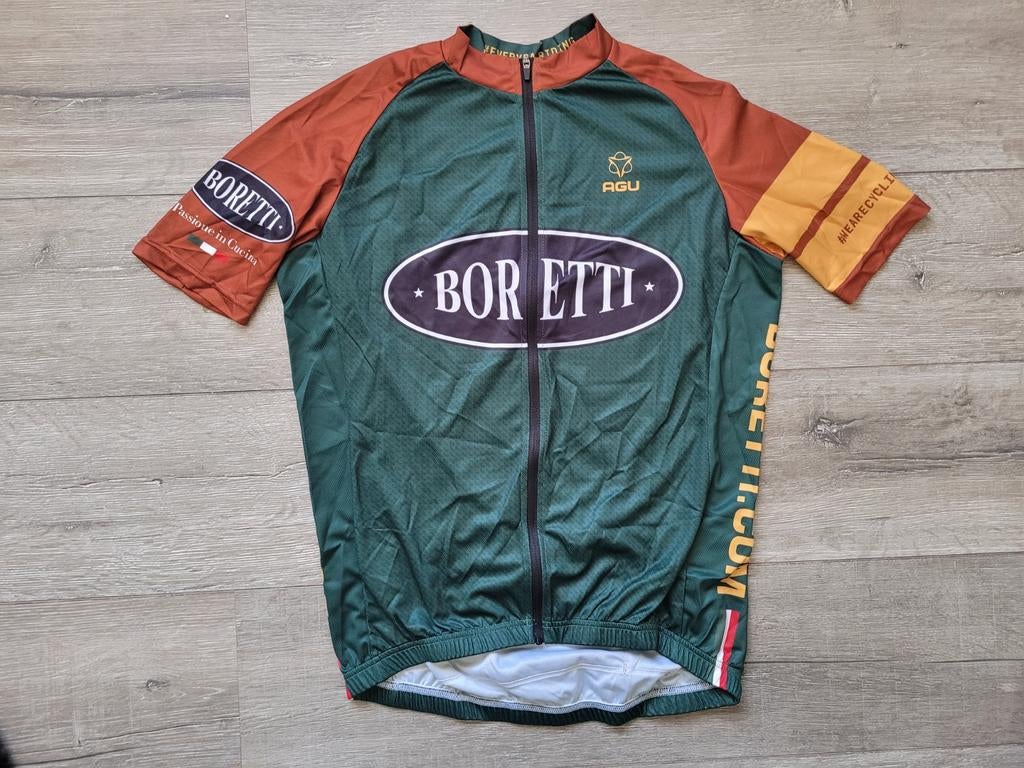 Nieuw Agu Boretti Fietsshirt heren maat S, M, L, XL, Fietsen en Brommers, Fietsaccessoires | Fietskleding, Heren, Nieuw, Ophalen of Verzenden