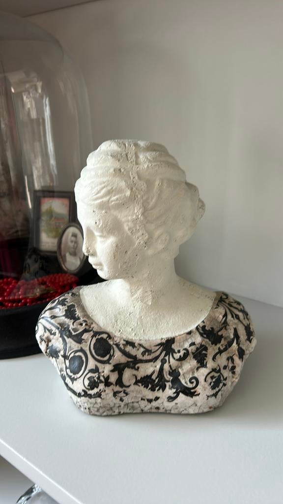 Borstbeeld vrouw, Antiek en Kunst, Curiosa en Brocante, Ophalen of Verzenden