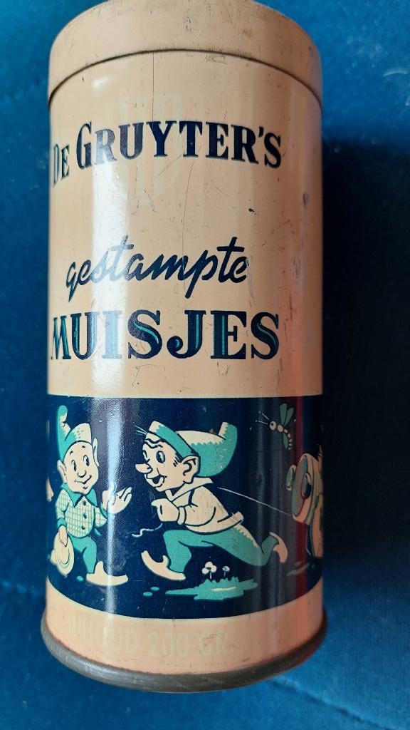 DE GRUYTER gestampte muisjes, Verzamelen, Blikken, Ophalen of Verzenden, Gebruikt, Overige, Overige merken