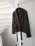 Antraciet linnen blazer maat 38/ 40, Kleding | Dames, Jasjes, Kostuums en Pakken, Maat 38/40 (M), Ophalen of Verzenden, Zo goed als nieuw