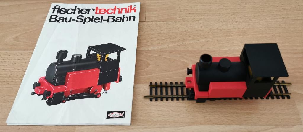 Fischertechnik locomotief met motor, Ophalen of Verzenden, Zo goed als nieuw, Bouwen