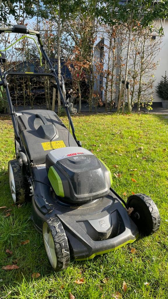 Parkside Accu Grasmaaier 40V (Zonder Accu), Ophalen, Cirkelmaaier, Gebruikt, Accu-grasmaaier