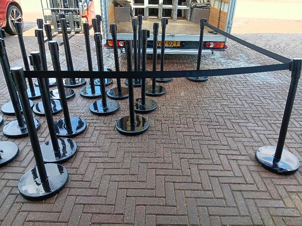 groot aantal afzetpalen-afzetlinten, Ophalen, Zo goed als nieuw, Overige