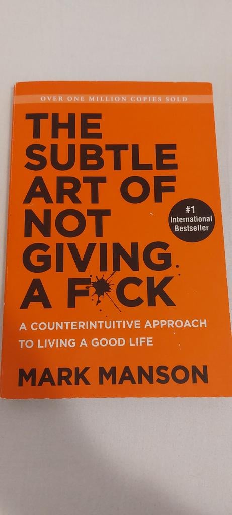 The subtle art of not giving a fuck Mark Manson, Ophalen of Verzenden, Gelezen, Mark Manson