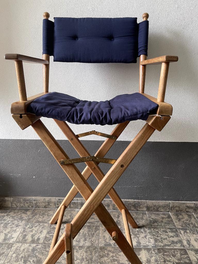 stuurstoel hoog teak , regisseursstoel met luxe kussens, Watersport en Boten, Ophalen of Verzenden, Gebruikt, Interieur en Kussens