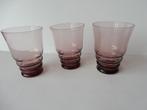 3 Bekerglazen kristalunie Maastricht, Ophalen of Verzenden