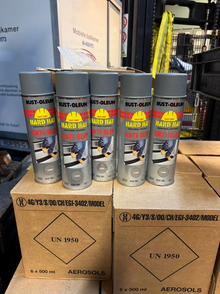 Hard hat ANTI-SLIP SPUITBUS RUST-OLEUM, Ophalen, Nieuw, Rust-oleum hard hat, Rust-oleum