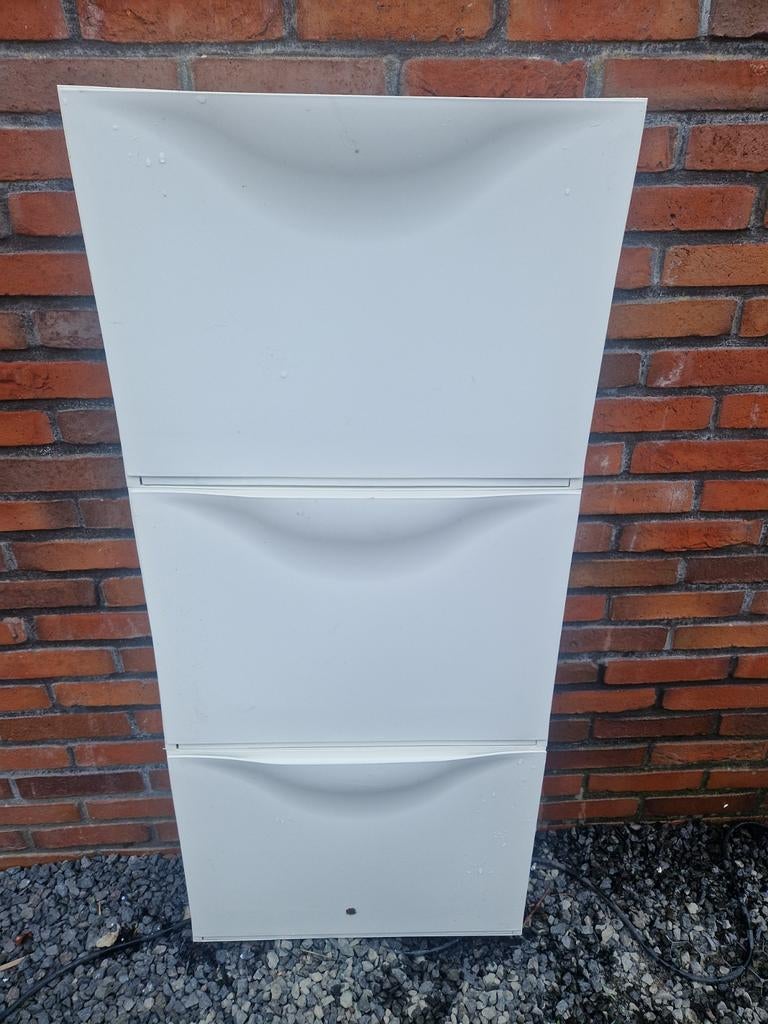 Ikea Trones schoenenkast wit  3 stuks, Ophalen of Verzenden, Gebruikt