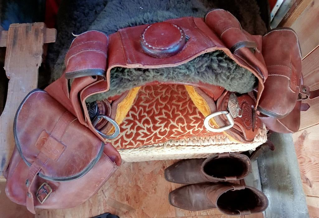 Western zadeltassen, Ophalen of Verzenden, Zo goed als nieuw, Western