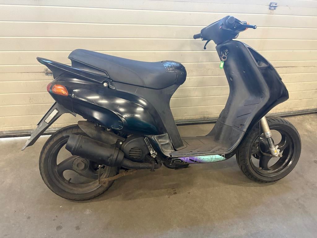 Piaggio NRG NTT Puch typhoon blauw kenteken, Ophalen of Verzenden, Gebruikt, Blok, Piaggio
