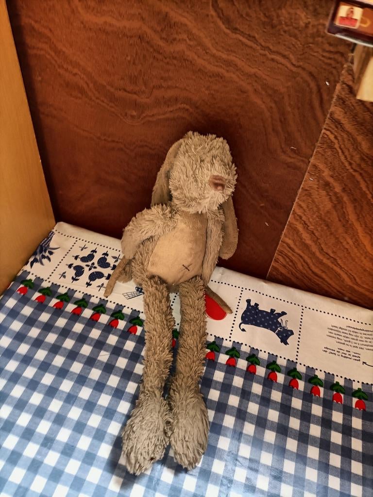 Happy Horse bruin konijn knuffel met muziekdoosje, Ophalen of Verzenden