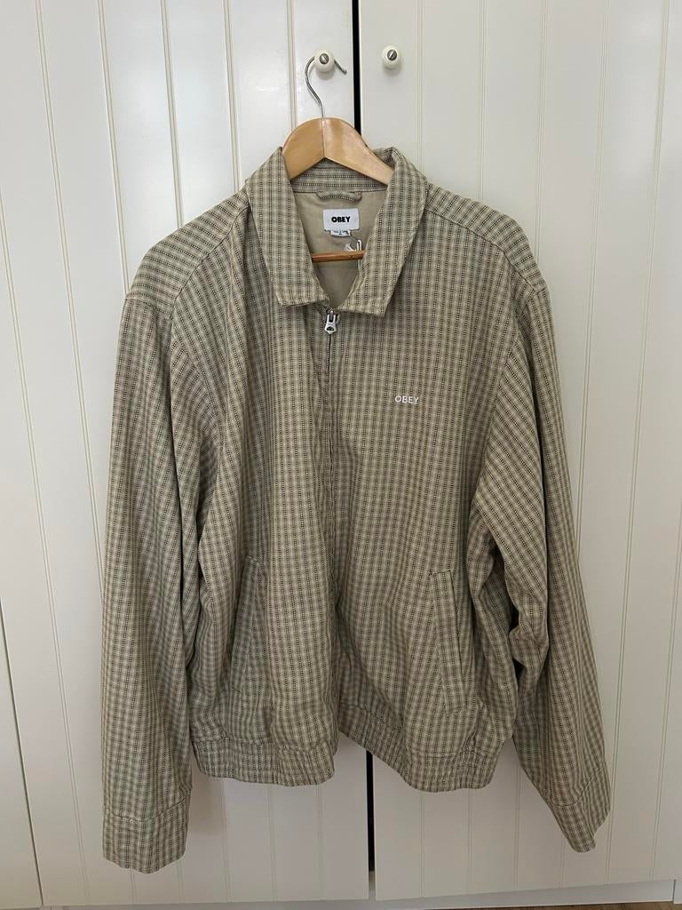 Obey jas Nieuw!, Kleding | Heren, Ophalen of Verzenden, Zo goed als nieuw, Maat 52/54 (L), Groen
