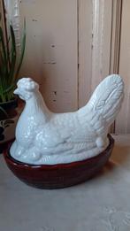 Kip op nest /Schramberg, Antiek en Kunst, Verzenden