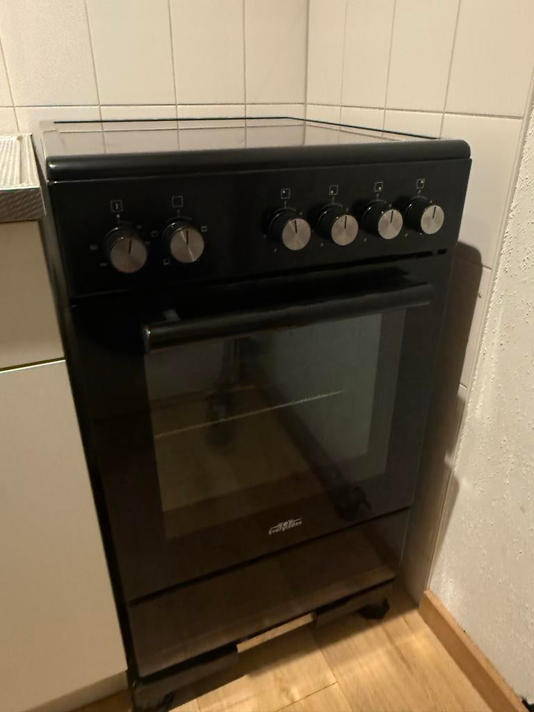 EVERGLADES EVCK6110 Keramisch Fornuis 60 cm, Gebruikt, 60 cm of meer, Keramisch, Vrijstaand