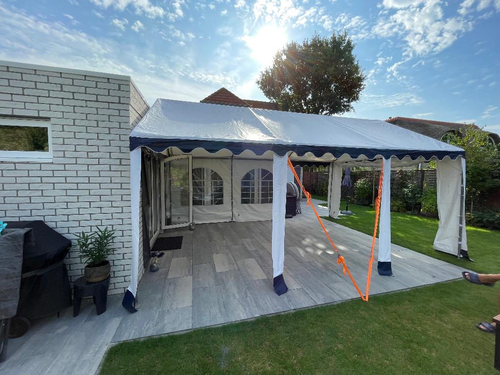 Professionele partytent 4x6 GRIZZLY (Gebruikt), Ophalen, Gebruikt, Overige