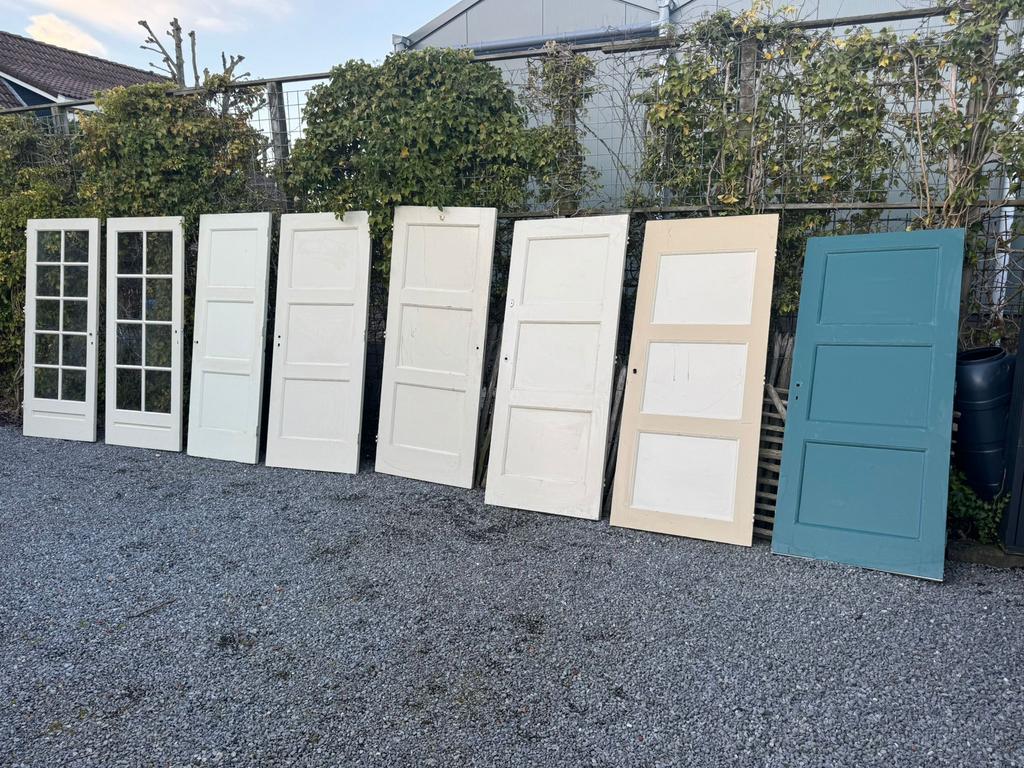 Paneeldeuren (8 stuks), Gebruikt, 80 tot 100 cm, Binnendeur, Ophalen of Verzenden