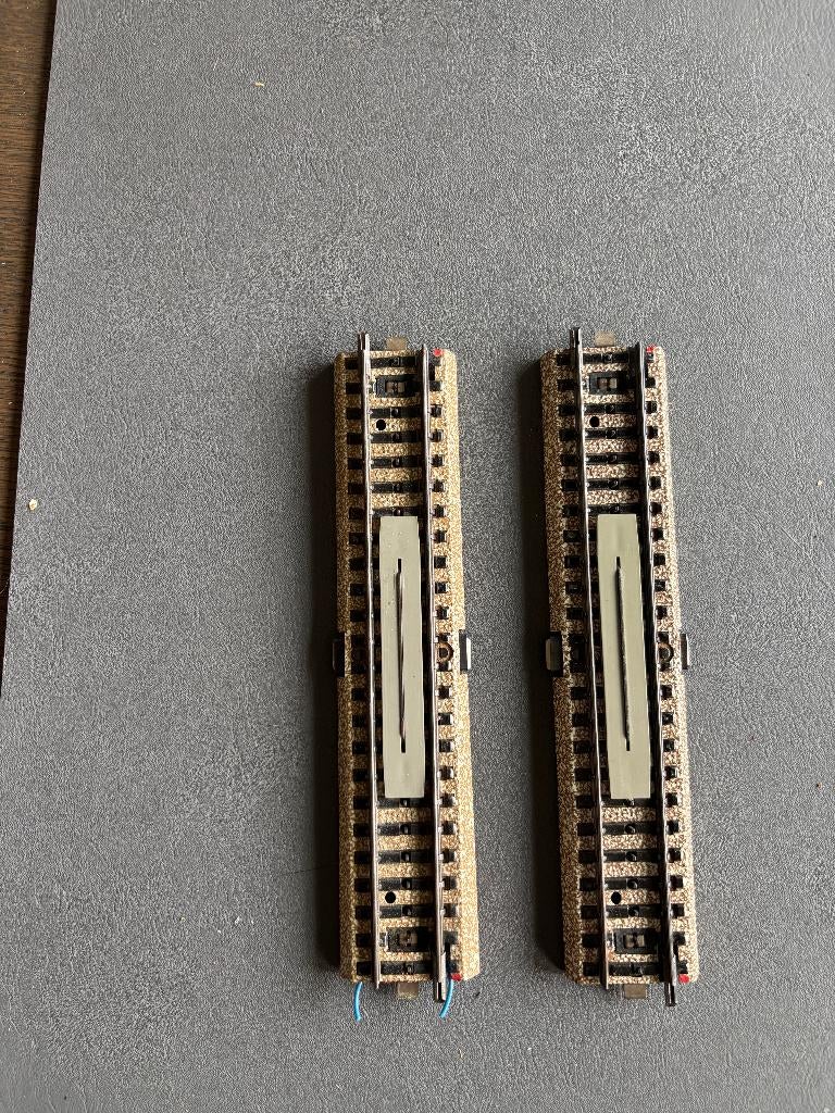 Marklin overweg, ontkoppelen, stootblokken (M-rail), Wisselstroom, Gebruikt, Rails, Ophalen of Verzenden