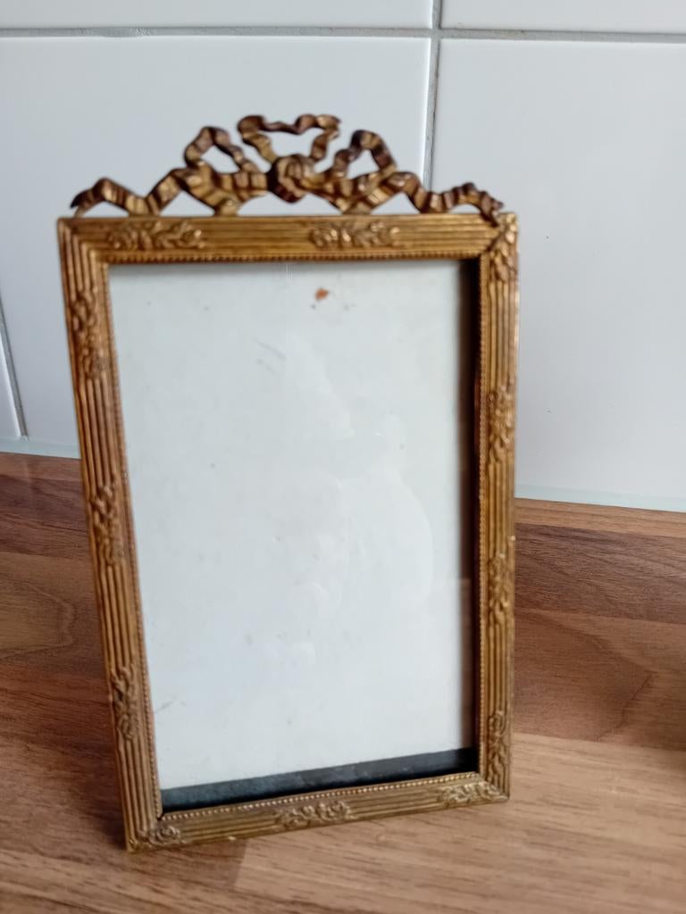 MOOI ANTIEK STRIKLIJSTJE VAN KOPER /BRONS, Ophalen of Verzenden