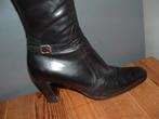 Ralph Lauren zwarte leren laarzen maat 6½ B Maat 36,5, Hoge laarzen, Zwart, Ophalen of Verzenden, Zo goed als nieuw