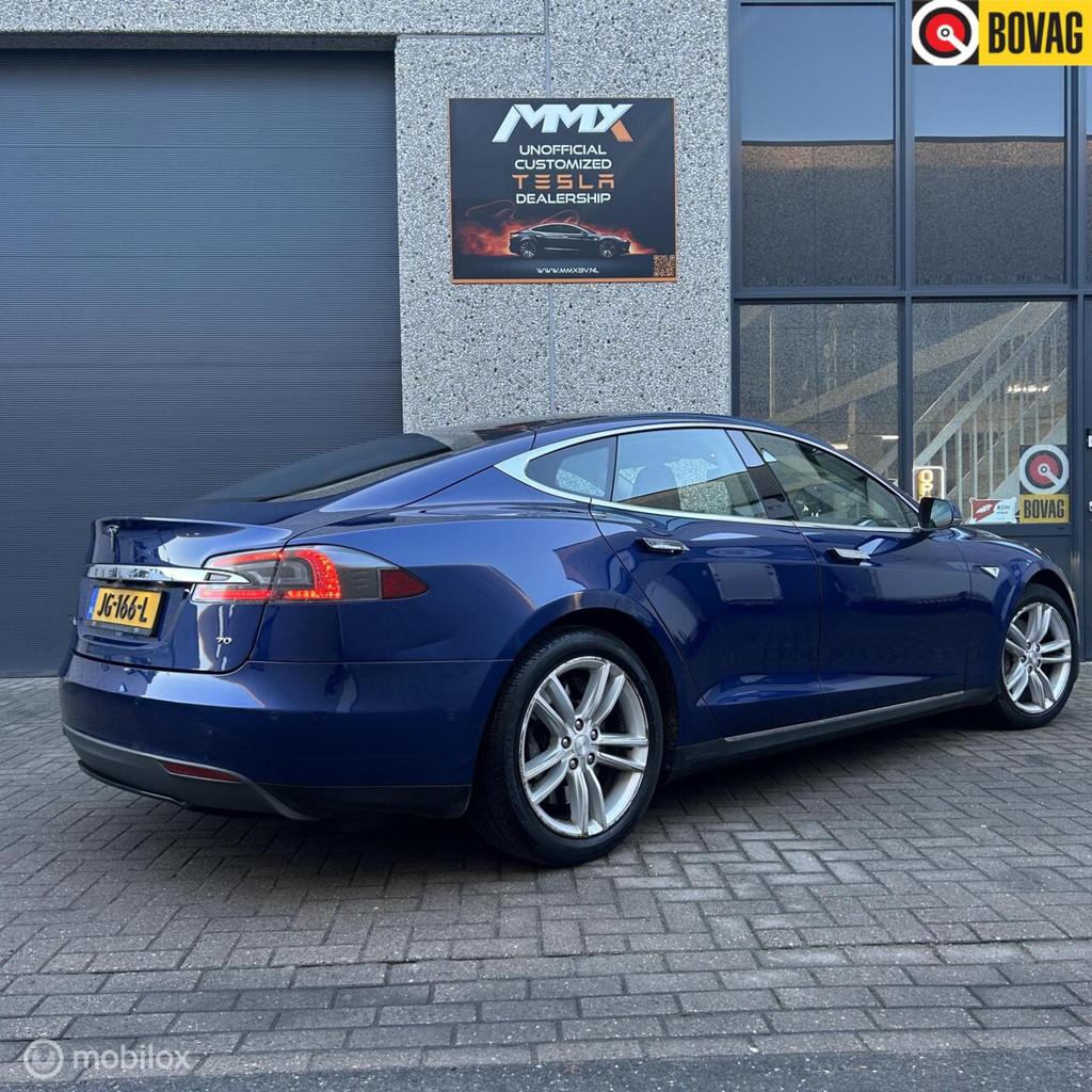 Model S 70 + GRATIS SUPERCHARGING, Auto's, Automaat, Achterwielaandrijving, Zwart, Origineel Nederlands
