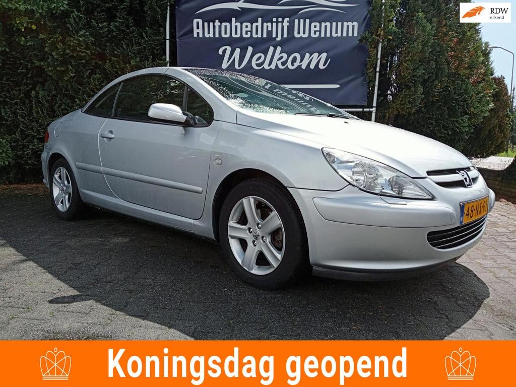 Peugeot 307 CC 2.0-16V Leder, Climate & Cruise control, LM v, Auto's, Peugeot, Voorwielaandrijving, Open dak, 136 pk, Gebruikt