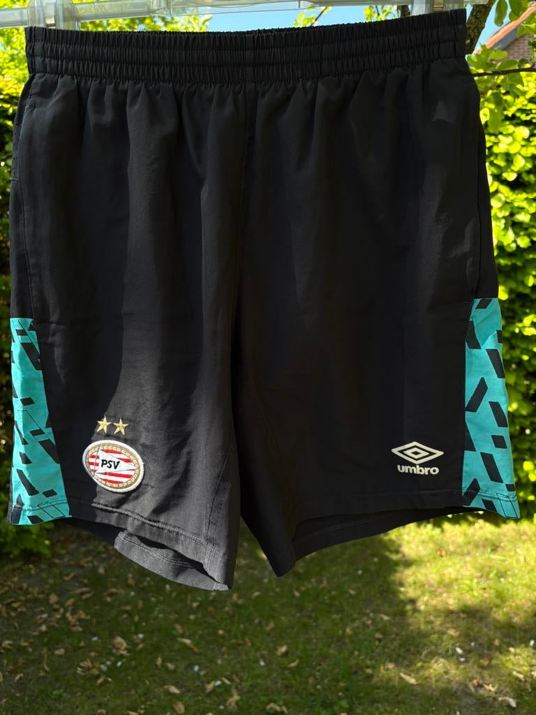 PSV sportbroek - maat S - kleur zwart/blauw, Ophalen of Verzenden, Blauw, Voetbal