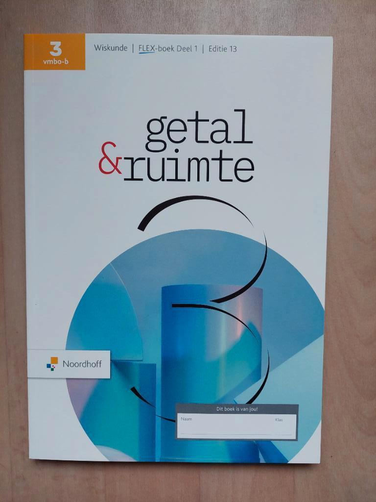 Getal & Ruimte klas 3 vmbo-b - deel 1, VMBO, Wiskunde A, Nieuw, Ophalen of Verzenden