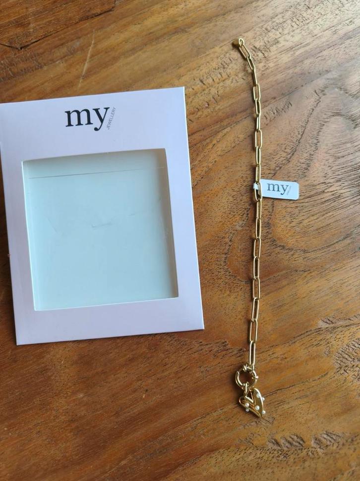 Leuke goudkleurige armband van My Jewellery nieuw, Sieraden, Tassen en Uiterlijk, Armbanden, Nieuw, Overige materialen, Goud, Met bedels of kralen