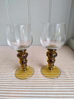 Vintage! 2x prachtig glas Roemer jaren 60 Theresienthal, Antiek en Kunst, Antiek | Glas en Kristal, Ophalen of Verzenden