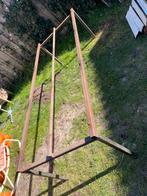 Vintage IJzeren Tafel Frame / Onderstel, Tafelpoot, Gebruikt, 100 tot 150 cm, Metaal