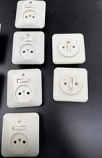 Vintage Stopcontacten en Schakelaars - Diverse Types, Ophalen of Verzenden, Gebruikt, Stopcontact