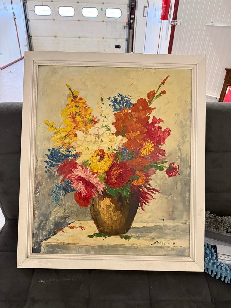 Schilderij onbekende schilder, Antiek en Kunst, Kunst | Schilderijen | Klassiek, Ophalen of Verzenden