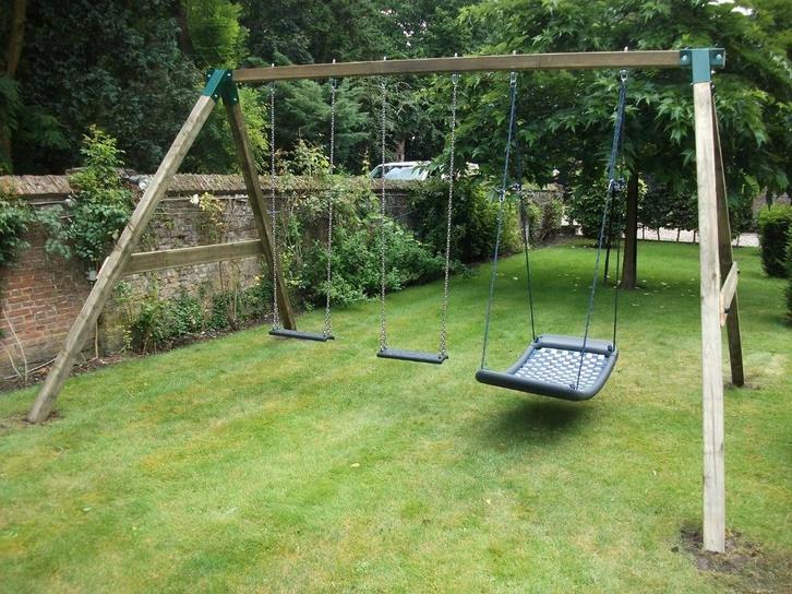 HOUTEN SCHOMMEL diverse modellen afhalen of laten leveren, Kinderen en Baby's, Speelgoed | Buiten | Speeltoestellen, Nieuw, Schommel