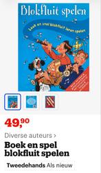 Blokfluit en  boekje, Ophalen of Verzenden, Sopraan of Sopranino, Kunststof