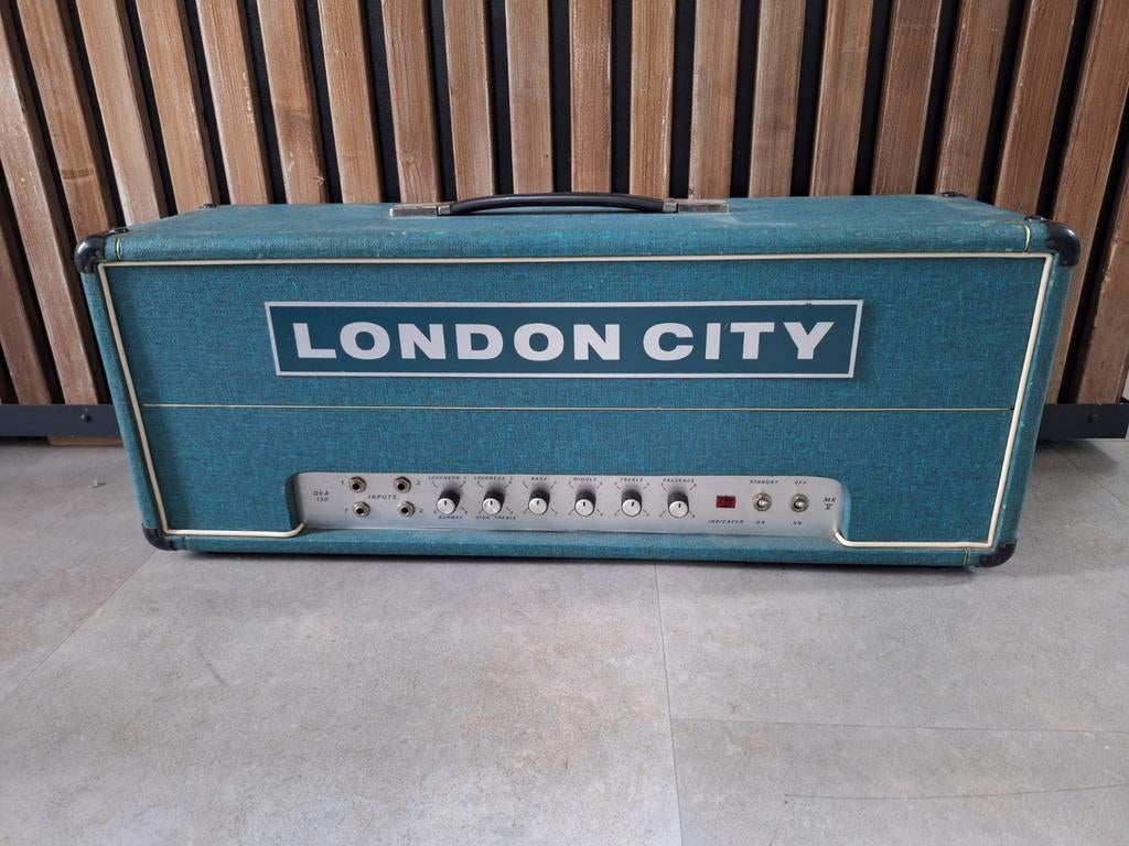 London City Gitaarversterker Top - Vintage Sound, Muziek en Instrumenten, Ophalen, Gebruikt