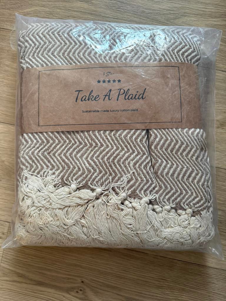 Take a plaid - deken, Ophalen of Verzenden, Nieuw