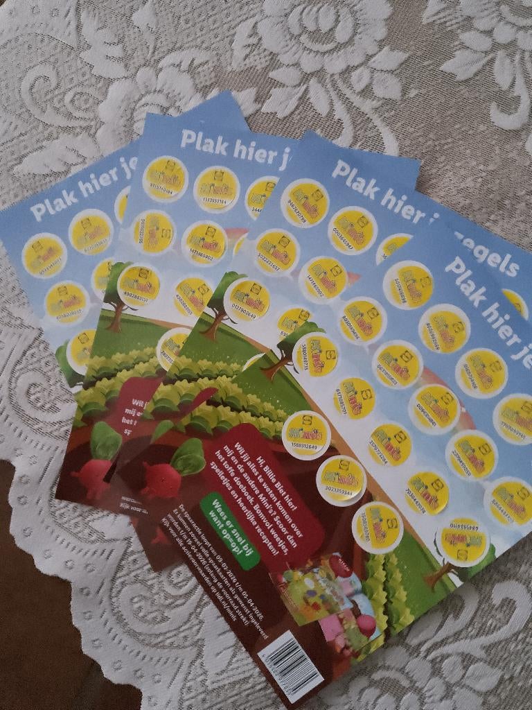 4 volle kaarten lidl mini zegels, Hobby en Vrije tijd, Spaarzegeltjes, Ophalen of Verzenden, Winkel, Super of Benzinepomp, Volle spaarkaart