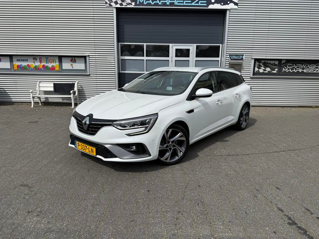 Renault Mégane 1.6 E-tech Plug-in Hybrid 160pk R.S. LINE, Auto's, Wit, Plug-in hybride, 91 pk, Hybride Elektrisch/Benzine