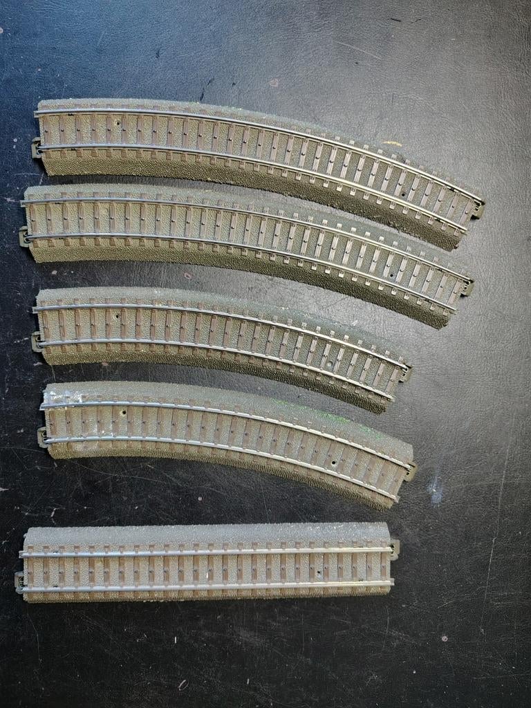 Märklin H0 C-rails 2 x 24130, 2 x 24230 en 1 x 24188, Wisselstroom, Gebruikt, Verzenden, Rails