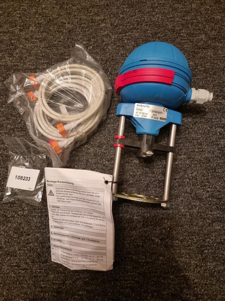 Belports 55U45 Actuator met Kabel en Handleiding, Ophalen of Verzenden, Zo goed als nieuw