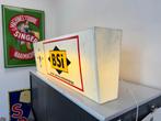Vintage BSI Battery Services International Lichtbak Klok, Ophalen, Gebruikt, ., Lichtbak of (neon) lamp