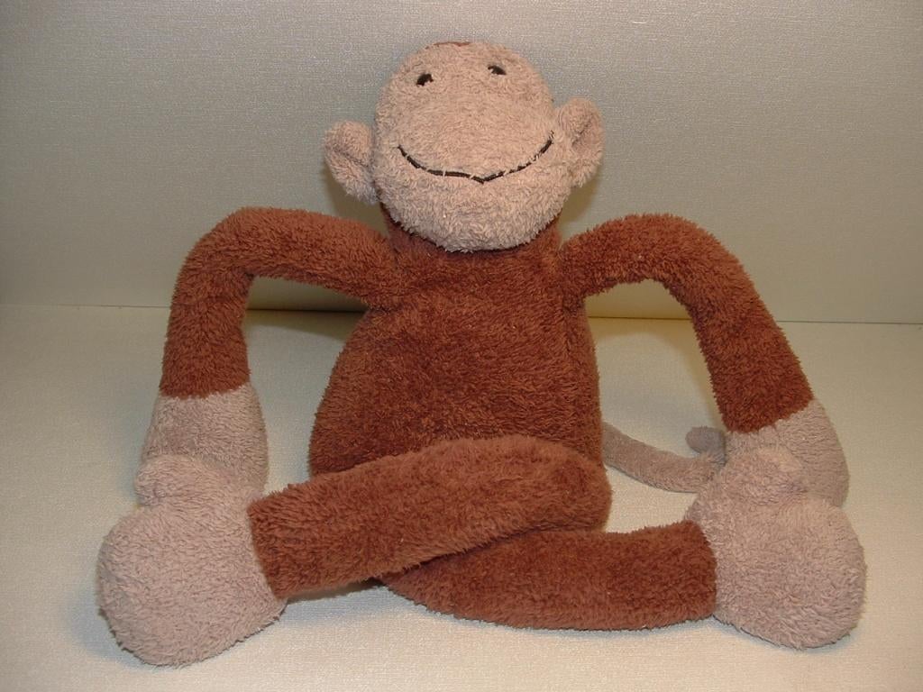 JELLYCAT AAP GROTE UITVOERING ZACHTE BADSTOF BRUIN, Ophalen of Verzenden, Nieuw, Overige typen