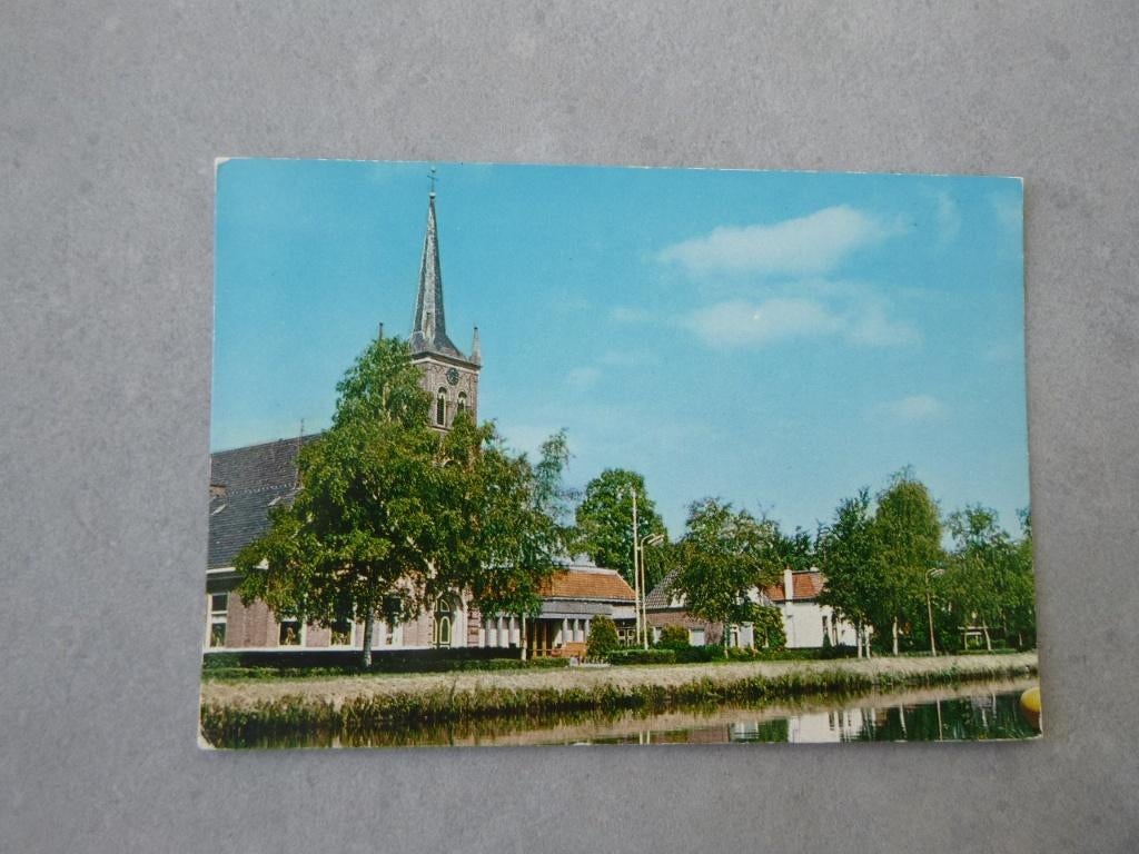 Vroomshoop, nh kerk hoekje, Verzamelen, Ansichtkaarten | Nederland, Verzenden, 1980 tot heden, Ongelopen, Noord-Brabant