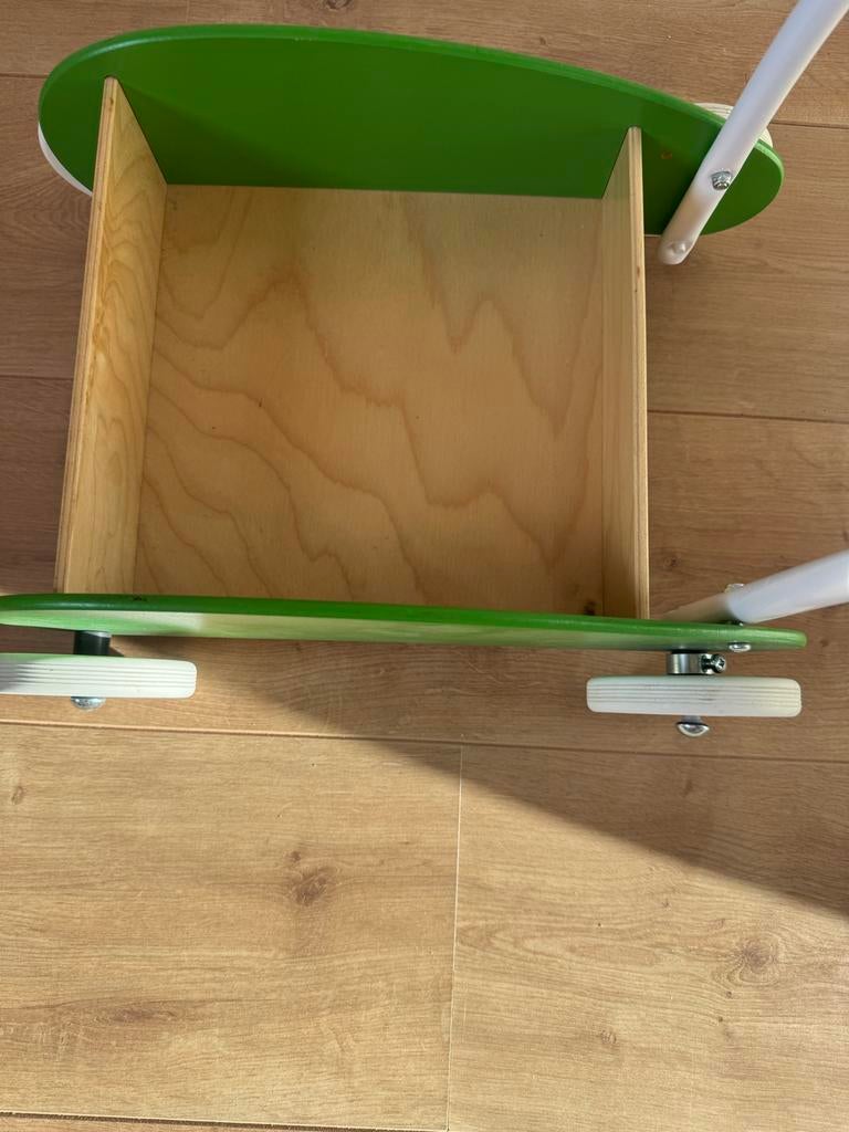 IKEA houten loopwagen groen, Ophalen of Verzenden, Zo goed als nieuw, Jongen of Meisje