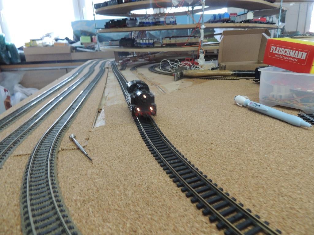 trein van fleischmann, Hobby en Vrije tijd, Modeltreinen | H0, Gebruikt, Fleischmann, Ophalen of Verzenden, Gelijkstroom