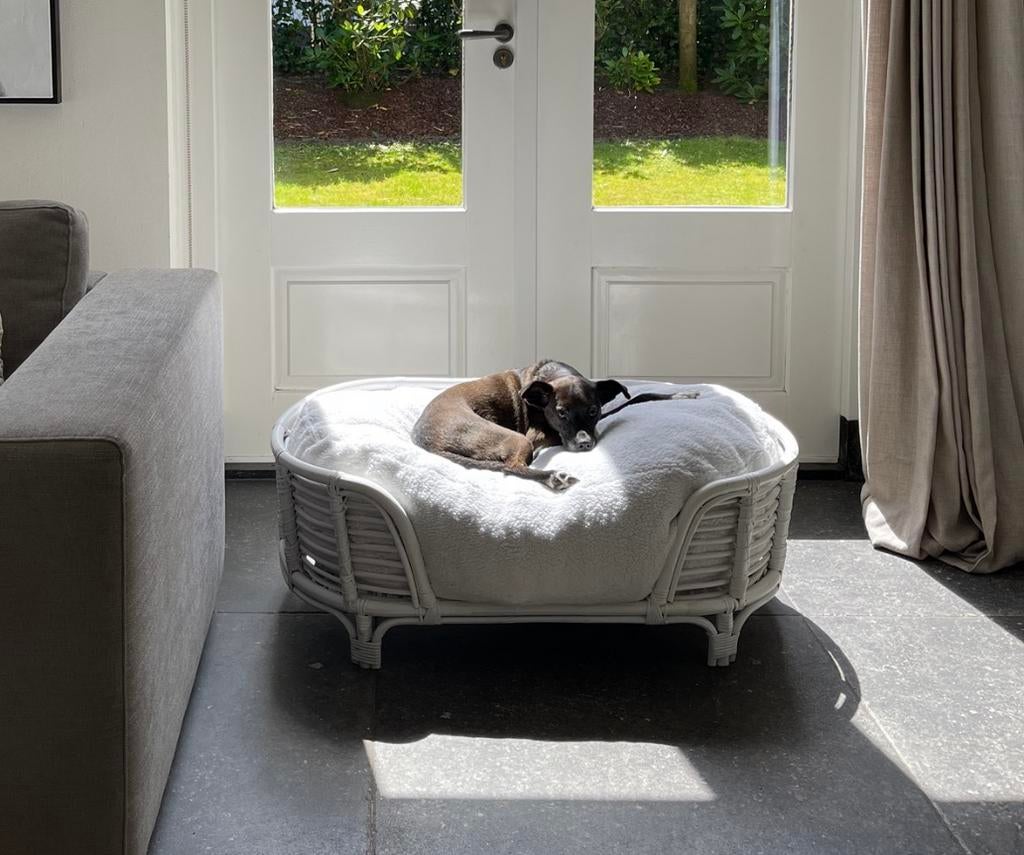 NIEUW Orthopedische Hondenmand rotan - handgemaakt, wasbaar, Dieren en Toebehoren, Ophalen, Nieuw, Riet