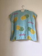 Badponcho blauw geel motief maat 116, Kinderen en Baby's, Kinderkleding | Maat 116, Ophalen of Verzenden, Zo goed als nieuw, Jongen of Meisje